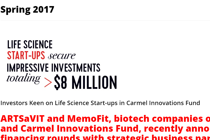 Life Science Start-ups Secure Impressive Investments Totaling $8 Million